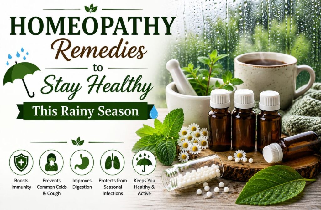 Homeopathy Remedies to Stay Healthy This Rainy Season