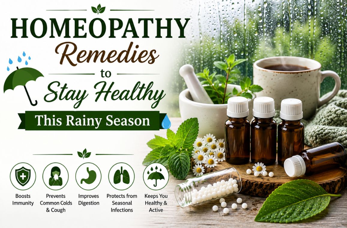 Homeopathy Remedies to Stay Healthy This Rainy Season