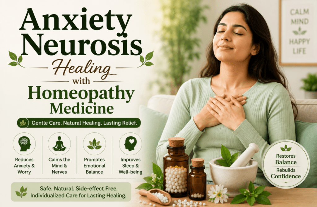 Anxiety Neurosis Healing with Homeopathy Medicine