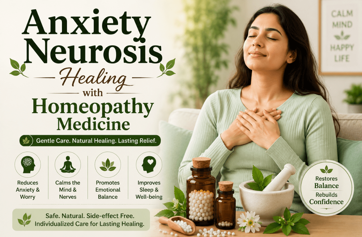 Anxiety Neurosis Healing with Homeopathy Medicine